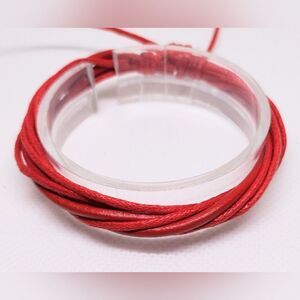 Men's‎ bracelet leather layered Red new e94